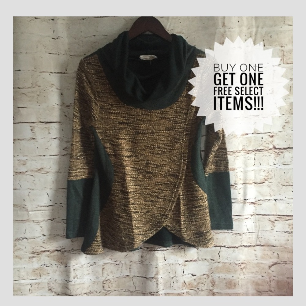 a'reve Modcloth Cowl Neck Open Sweater
